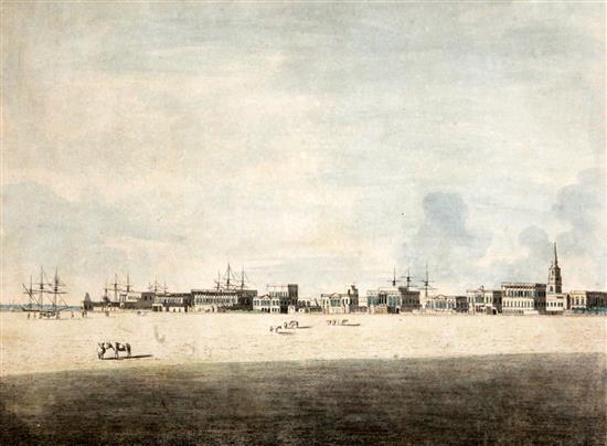 William Baillie (1752-1799) Views of Calcutta, 1794 11 x 14.75in., unframed